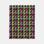 Palm Trees Pattern Fleecedecke (Vorderseite)