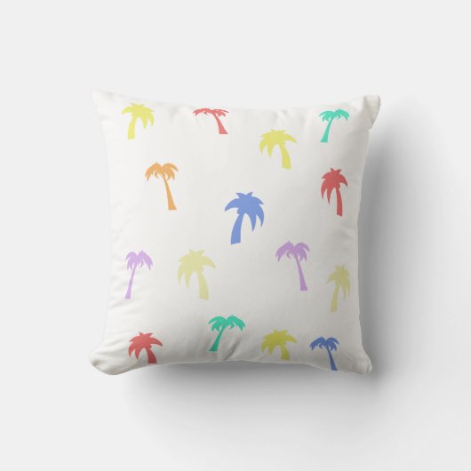 Palm Trees Phantastisch Throw Kissen (Vorderseite)