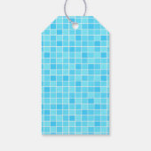 Palm Trees Pool Party Flamingo Geschenkanhänger (Rückseite)