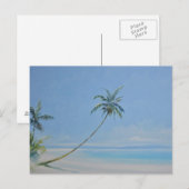 Palm Trees Post Card Postkarte (Vorne/Hinten)