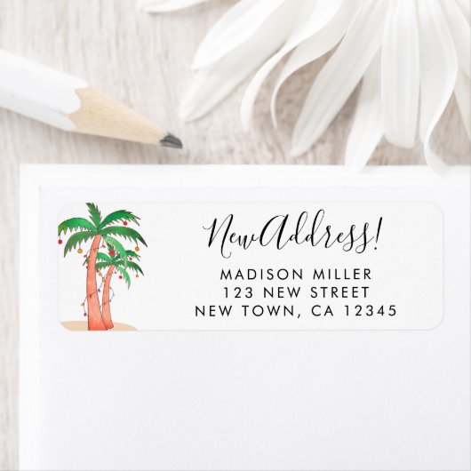 Palm Trees Return Address (Insitu)