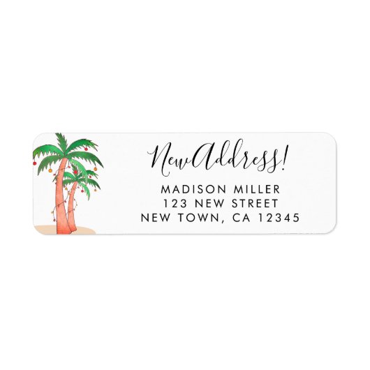 Palm Trees Return Address (Vorne)