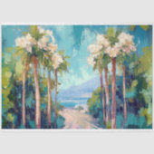 Palm Trees Santa Monica Seidenpapier (Vorderseite)