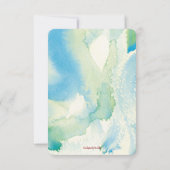 Palm Trees Save the Date Card (Rückseite)