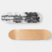 Palm Trees Schwarz-weiß #1 #wall #art Skateboard (Horizontal)
