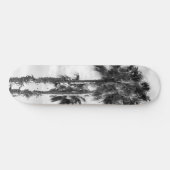 Palm Trees Schwarz-weiß #1 #wall #art Skateboard (Horizontal)