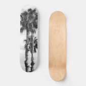 Palm Trees Schwarz-weiß #1 #wall #art Skateboard (Vorderseite)