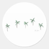 Palm Trees Sticker (Vorderseite)