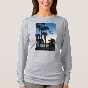 Palm Trees Sunrise Destin Florid Long Sleeve Shirt