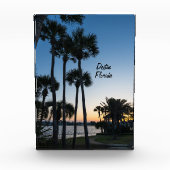 Palm Trees Sunrise Destin Florida Foto Block (Vorderseite)