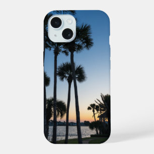 Palm Trees Sunrise Destin Florida iPhone Case 15 Hülle