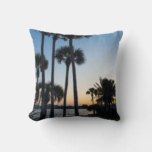 Palm Trees Sunrise Destin Florida Pillow Kissen