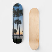 Palm Trees Sunrise Destin Florida Skateboard (Vorderseite)