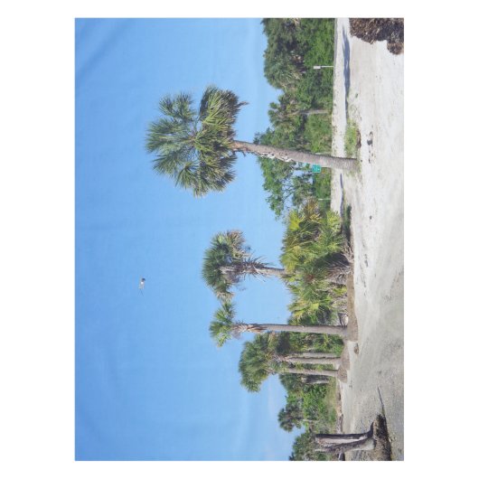 Palm Trees tableclout Tischdecke (Vorderseite)