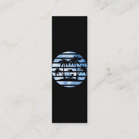 PALM TREES TREUEKARTE (Vorderseite)