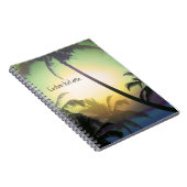 Palm Trees Tropical Heat Beach Notebook-Journal Notizblock (Rechte Seite)