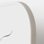 Palm Trees Tropical Monogram Name Script Pickleball Schläger (Linke Seite)