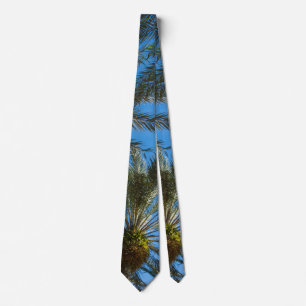 Palm Trees Umbrella Neck Tie Krawatte