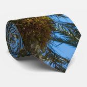Palm Trees Umbrella Neck Tie Krawatte (Gerollt)