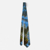 Palm Trees Umbrella Neck Tie Krawatte (Rückseite)