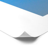 Palm Trees und Blue Sky Poster (Ecke)