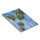 Palm Trees Watercolor Tropical Painted Notizblock (Rechte Seite)