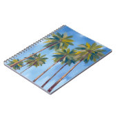 Palm Trees Watercolor Tropical Painted Notizblock (Linke Seite)