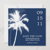 Palm Trees Wedding Save the Date (Vorderseite)