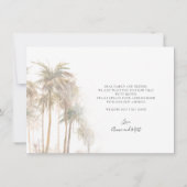 Palm Trees Wir haben die Adressenankündigung versc (Rückseite)