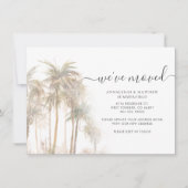 Palm Trees Wir haben die Adressenankündigung versc (Vorderseite)