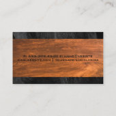 Palm Trees Wohnlogo | Auftragnehmer Visitenkarte (Rückseite)