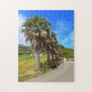 Palm Trees Zakynthos Griechenland Puzzle