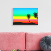 Palm Tress Leinwanddruck (Insitu (Wohnzimmer))