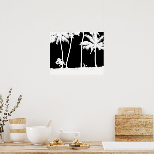 Palm Tress Poster (Küche)