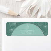 Palm Tropical Aqua Seashell Beach Wedding (Insitu)