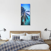 Palm über den Tasten Leinwanddruck (Insitu (Schlafzimmer))