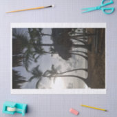 Palm und Strand 2 Papiertaschentuch Seidenpapier (Basteln)