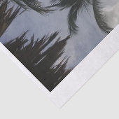 Palm und Strand 2 Papiertaschentuch Seidenpapier (Detail)
