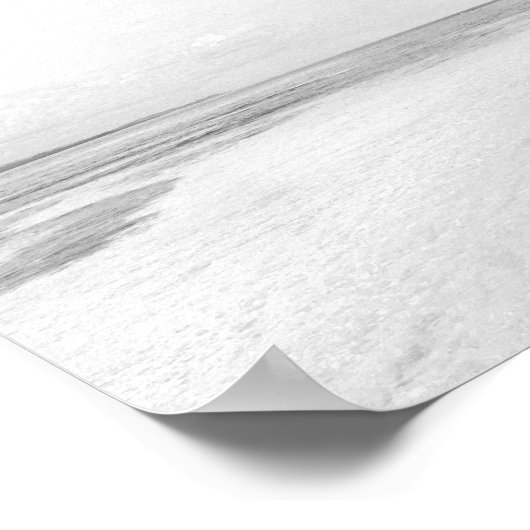 Palm und Strand Print Poster (Ecke)