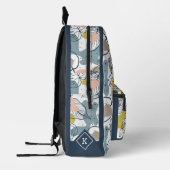 Palm Verließ Bio Formen Nahtloses Muster Bedruckter Rucksack (Links)