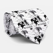 Palm Walker Druck Krawatte (Gerollt)