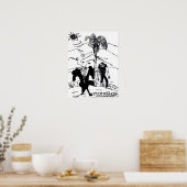 Palm Walker Druck Poster (Küche)