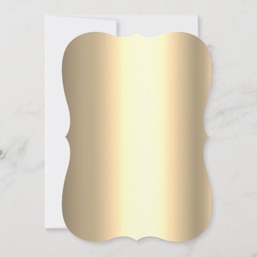 Palm Weihnachtsbälle, String Lights Gold Einladung (Rückseite)