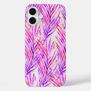 Palm Whisperer Hawaiian Tropical Pink iPhone 16 Plus Hülle
