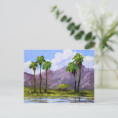 Palm Wüste I Postkarte (Stehend Vorderseite)