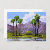 Palm Wüste I Postkarte (Vorne/Hinten)