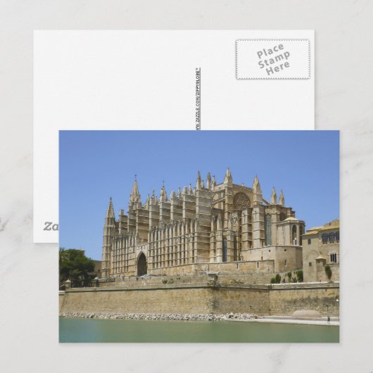 Palma Cathedral Postkarte (Vorne/Hinten)