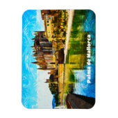 Palma de Mallorca Baleares Ölfarbe Magnet (Vertikal)