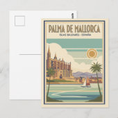  Palma de Mallorca Espana Postkarte (Vorne/Hinten)