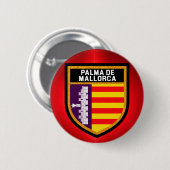 Palma de Mallorca Flag Button (Vorne & Hinten)